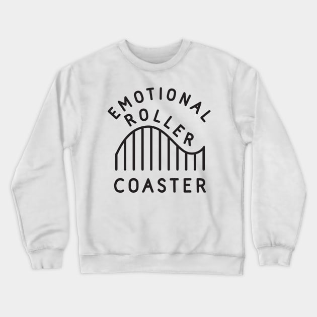 Emotional Roller Coaster Crewneck Sweatshirt by TroubleMuffin